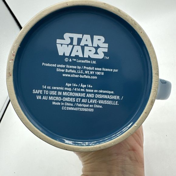 STAR WARS Coffee Mug Cup Baby Yoda Snack Attack Protect 14 Oz - Picture 8 of 11